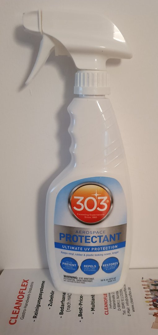 303 Aerospace UV Schutz Spray und Kunststoffpflege 473 ml Regular Bootle